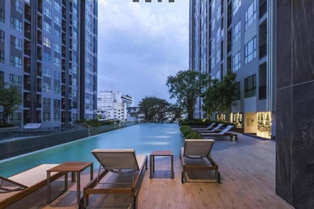 The Base Central Pattaya Quiet Room With Infinity Pool & Free Netflix Exterior foto